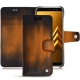 Capa em pele Samsung Galaxy A8+ (2018) - Marron Patine