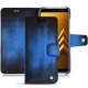 Samsung Galaxy A8+ (2018) leather case - Bleu Patine