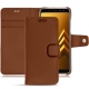 Custodia in pelle Samsung Galaxy A8+ (2018) - Marron PU