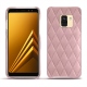 Funda de piel Samsung Galaxy A8 (2018) - Rose - Couture ( Nappa - Pantone 2365C ) 