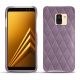 Lederschutzhülle Samsung Galaxy A8 (2018) - Lilas - Couture ( Nappa - Pantone 2645U ) 