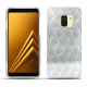 Capa em pele Samsung Galaxy A8 (2018) - Platinium - Couture
