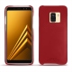 Capa em pele Samsung Galaxy A8 (2018) - Rouge PU