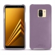 Coque cuir Samsung Galaxy A8 (2018) - Lilas PU