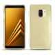 Custodia in pelle Samsung Galaxy A8+ (2018) - Beige ( Nappa - Pantone 7502C ) 