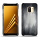 Coque cuir Samsung Galaxy A8+ (2018) - Gris Patine