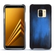 Custodia in pelle Samsung Galaxy A8+ (2018) - Bleu Patine