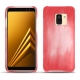 Coque cuir Samsung Galaxy A8+ (2018) - Rose Patine