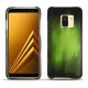 Samsung Galaxy A8+ (2018) leather cover - Vert Patine