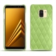 Custodia in pelle Samsung Galaxy A8+ (2018) - Vert olive - Couture ( Nappa - Pantone 578U ) 