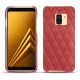 Funda de piel Samsung Galaxy A8+ (2018) - Cerise vintage - Couture