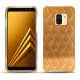 Lederschutzhülle Samsung Galaxy A8+ (2018) - Or Maïa - Couture