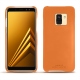 Capa em pele Samsung Galaxy A8+ (2018) - Orange PU