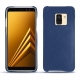 Coque cuir Samsung Galaxy A8+ (2018) - Bleu frisson