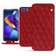 Housse cuir Huawei Honor View 10 - Rouge - Couture ( Nappa - Pantone 199C ) 