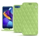 Housse cuir Huawei Honor View 10 - Vert olive - Couture ( Nappa - Pantone 578U ) 
