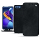 Housse cuir Huawei Honor View 10 - Dark vintage ( Roughtcut - Black#5256 ) 
