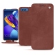 Huawei Honor View 10 leather case - Passion vintage ( Glutton - Red ) 