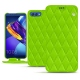 Capa em pele Huawei Honor View 10 - Vert fluo - Couture