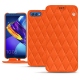 Lederschutzhülle Huawei Honor View 10 - Orange fluo - Couture