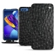 Custodia in pelle Huawei Honor View 10 - Autruche nero