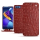 Huawei Honor View 10 leather case - Autruche ciliegia