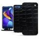 Housse cuir Huawei Honor View 10 - Crocodile nero