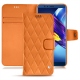 Custodia in pelle Huawei Honor View 10 - Orange - Couture ( Nappa - Pantone 1495U ) 