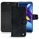 Lederschutzhülle Huawei Honor View 10 - Dark vintage ( Roughtcut - Black#5256 ) 