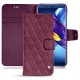 Huawei Honor View 10 leather case - Prune vintage - Couture