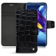 Housse cuir Huawei Honor View 10 - Crocodile nero