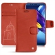 Huawei Honor View 10 leather case - Arange clouquié