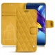 Lederschutzhülle Huawei Honor View 10 - Jaune soulèu - Couture