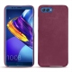 Huawei Honor View 10 leather cover - Prune vintage ( Pantone 512C ) 