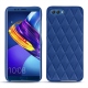 Capa em pele Huawei Honor View 10 - Bleu océan - Couture ( Nappa - Pantone 293C ) 