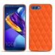 Coque cuir Huawei Honor View 10 - Orange fluo - Couture