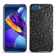 Capa em pele Huawei Honor View 10 - Autruche nero