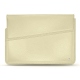 Custodia in pelle per computer portatile 17' - Griffe 1 - Ivoire ( Sleek P C12 - White ) 