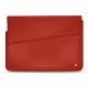 Housse cuir pour ordinateur portable 17' - Griffe 1 - Papaye ( Pantone 180C ) 