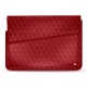 ノートPC、17インチ用レザーケース - Griffe 1 - Rouge - Couture ( Nappa - Pantone 199C ) 