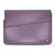 Notebook-Lederschutzhülle 17' - Griffe 1 - Lilas - Couture ( Nappa - Pantone 2645U ) 
