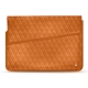 Custodia in pelle per computer portatile 17' - Griffe 1 - Mandarine vintage - Couture