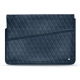 Funda de piel para ordenador portatil 17' - Griffe 1 - Jean vintage - Couture