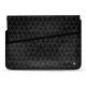 Funda de piel para ordenador portatil 17' - Griffe 1 - Onyx - Couture