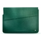 Leather sleeve for 17' laptop - Griffe 1 - Crocodile pino