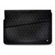 Housse cuir pour ordinateur portable 17' - Griffe 1 - Negre poudro - Couture