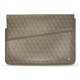 Leather sleeve for 17' laptop - Griffe 1 - Darboun sabla - Couture