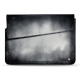 Leather sleeve for 17' laptop - Griffe 1 - Gris Patine