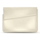 Funda de piel para ordenador portatil 17' - Griffe 1 - Blanc PU