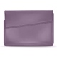 Leather sleeve for 17' laptop - Griffe 1 - Lilas PU